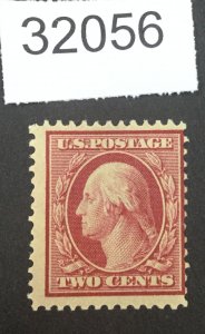 US STAMPS #358 MINT OG H BLUE PAPER LOT #32056