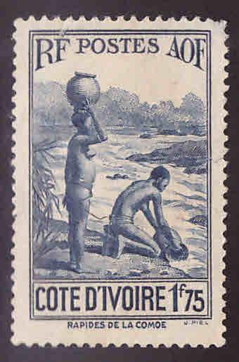 Ivory Coast Scott 144 MH* stamp