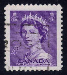 Canada #328 Queen Elizabeth II, used (0.25)