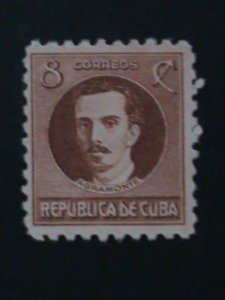 ​CUBA-1917-SC#269- IGNACIO AGRAMONTE- MH -VF-107 YEARS OLD STAMP