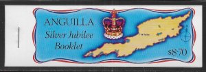 Anguilla 274a Queen Elizabeth Silver Jubilee booklet MNH 2022 Scott c.v. $5.00