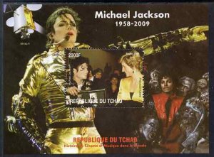 Chad 2009 Michael Jackson #3 with Princess Diana perf s/s...