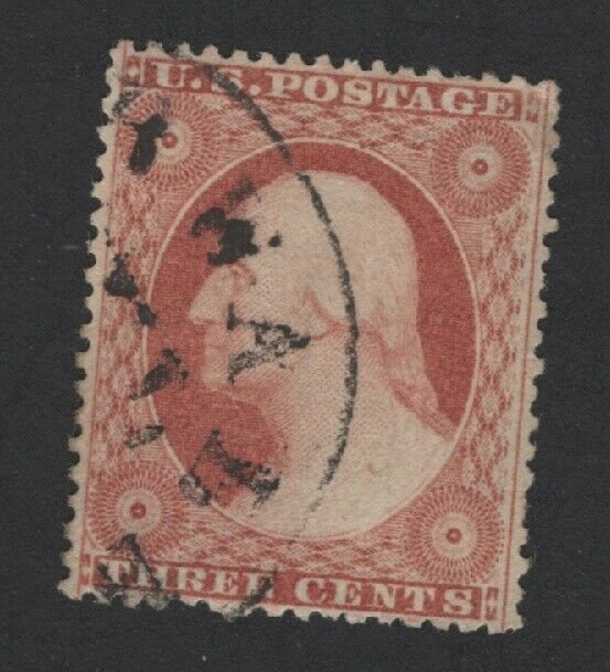 United States USED Scott Number 26 VF DL#2   - BARNEYS