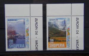 Albania 2004 Europa Holidays set MNH