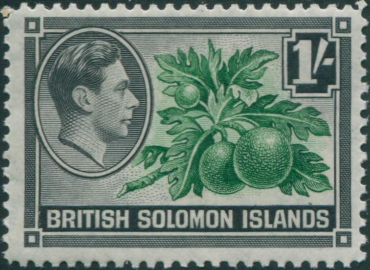 Solomon Islands 1939 SG68 1/- Breadfruit MNH