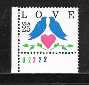 #2440 MNH Plate # Single