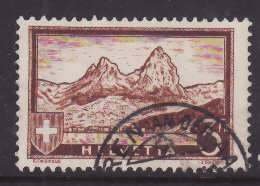 Switzerland -Sc#209- id7-used 5fr The Mythen-1931-