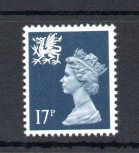 17p WALES REGIONAL UNMOUNTED MINT WITH PHOSPHOR OMITTED Cat £18