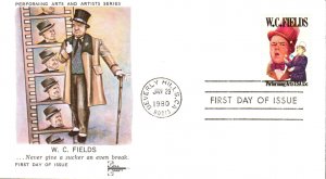 #1803 W. C. Fields First Gillcraft FDC