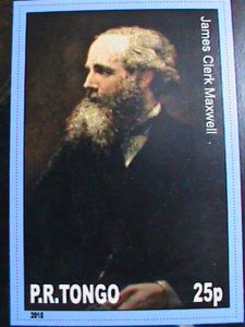 ​TONGA-2010 FAMOUS PERSON- JAMES CLERK MAXWELL-IMPERF: MNH S/S SHEET-VERY FINE