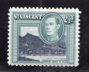 St Vincent 1938 Early Issue Fine Mint Hinged 2.5d. 295274