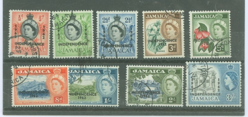 Jamaica #208-216  Single (Complete Set)