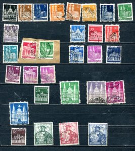 Germany 1948/6 Accumulation Used Building 8156