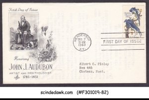 UNITED STATES USA - 1963 JOHN J. AUDUBON / BIRDS - FDC