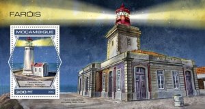 Mozambique - 2018 Lighthouses on Stamps - Souvenir Sheet - MOZ18419b