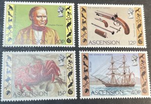 ASCENSION ISLAND # 305-308-MINT NEVER/HINGED--COMPLETE SET---1982