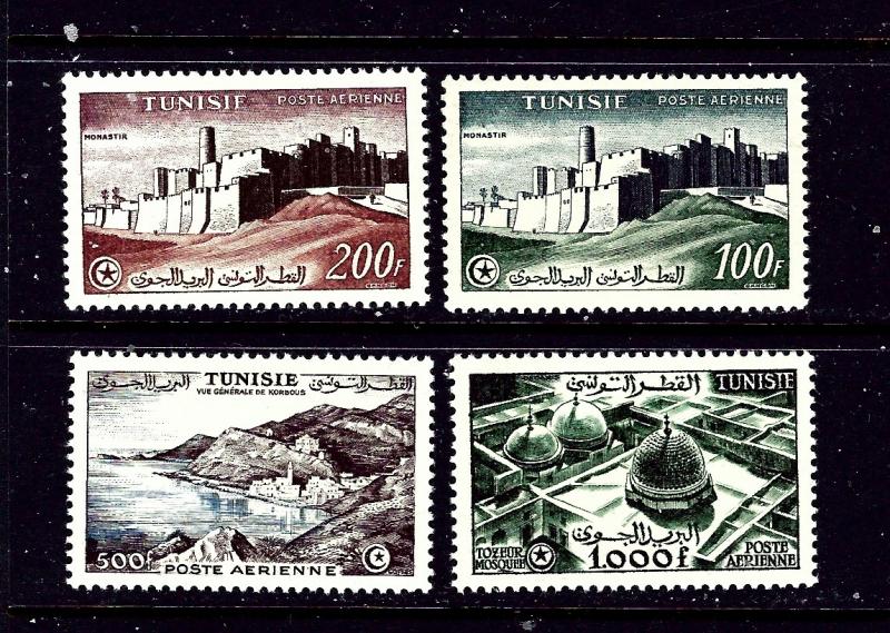 Tunisia C17-20 MNH 1953-54 Set