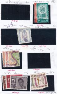  southern egypt  stamps  on pages  ref r14377