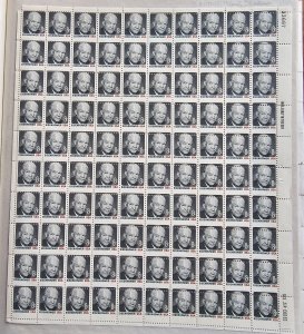 U.S. Scott #1394 Horizontal Shift ERROR Complete Sheet of 100 8¢ IKE