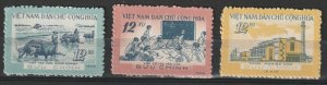 North Viet Nam - 1960 - Sc 134 - 136 - Development - MNH #2