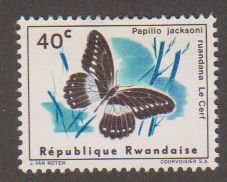 Rwanda 119 Butterflies 1965