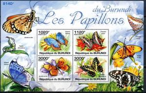 BURUNDI 2011 SHEET bur11203b PAPILLONS BUTTERFLIES INSECTS