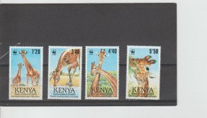 Kenya  Scott#  481-494  MNH  (1989 Giraffe)