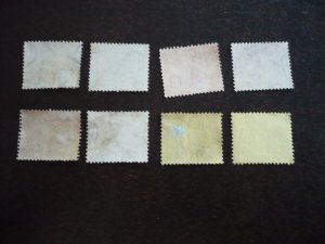 Stamp  Malay Federated States-Scott#42,50,52,56-59,64- Used Part Set of 8 Stamps