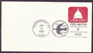 U601 American Revolution Bicentennial uncacheted event cover