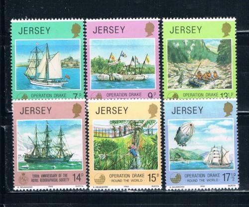 Jersey #236-41 MNH Ships Set  (J0002)