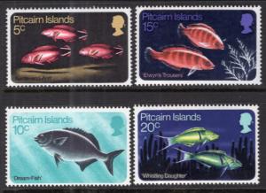 Pitcairn Islands 114-117 Fish MNH VF