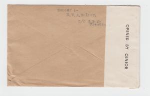 SIERRA LEONE -UK 1940 CENSOR (#2) COVER +TAPE(1b), 3d RATE (SEE BELOW