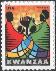 SC#4584 (44¢) Kwanzaa Single (2011) SA