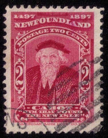 Newfoundland Sc 62 Carmine Lake Used F-VF