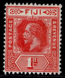 FIJI GV SG127a, 1d bright scarlet, M MINT.