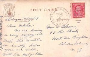 United States U.S. R.P.O.'s Chi. Ft. Mad.& Kan. City 1917 722-J-5  PC  Toned ...