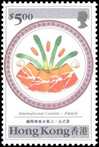 Hong Kong #564-569, Complete Set(6), 1990, Food, Never Hinged