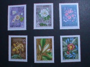 ​VIETNAM-1964 SC #294-9 LOVELY BEAUTIFUL GERDEN FLOWERS COMPLETE SET MNH VF