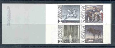 Sweden Sc 1395a 1982 Jahn Bauer stamp booklet mint NH