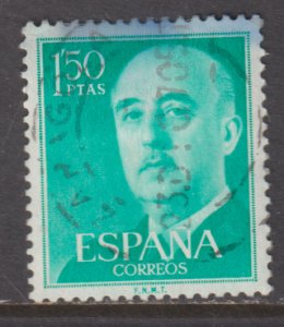 Spain 827 General Francisco Franco 1956