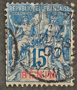 Benin (1894) - Scott #  38,  Used