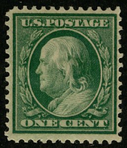 MALACK 357 F/VF+ OG Hr, bluish paper, nicely centere..MORE.. b2905