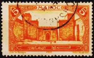 Morocco(French). 1917 5c S.G.126 Fine Used