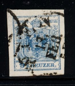 Austria 1850  Scott #5 used