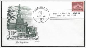 US #1044 Independence Hall Artmaster FDC