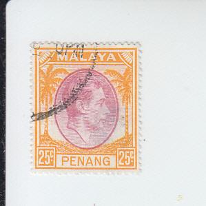 1949 Malaya Penang KGVI (Scott 16) Used