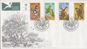 South West Africa 636-366 FDC Rare Birds Animals ZAYIX 081422SM04