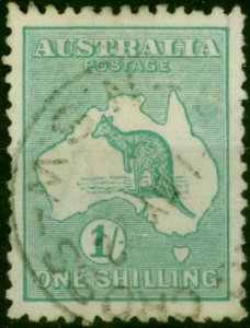 Australia 1916 1s Blue-Green SG40 Fine Used (2)