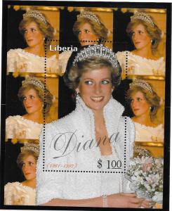 Liberia  Not Scott Listed  MNH  Princess Diana