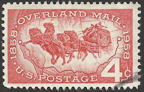 # 1120 USED OVERLAND MAIL    